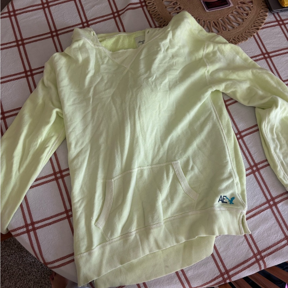American Eagle Outfitters Light Yellow Sweatshirt